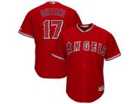 Men's Los Angeles Angels Shohei Ohtani Majestic Red Alternate Big & Tall Player Cool Base Jersey