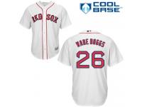 Men's Majestic Boston Red Sox #26 Wade Boggs  White Home Cool Base MLB Jersey