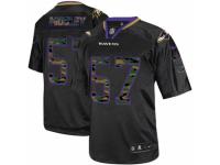 Men's Nike Baltimore Ravens #57 C.J. Mosley Limited Black Camo Fashion NFL Jersey