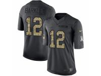 Men's Nike Chicago Bears #12 Matt Barkley Limited Black 2016 Salute to Service NFL Jersey