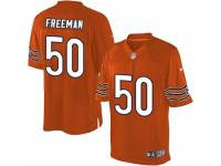 Men's Nike Chicago Bears #50 Jerrell Freeman Limited Orange Alternate NFL Jersey