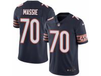 Men's Nike Chicago Bears #70 Bobby Massie Elite Navy Blue Rush NFL Jersey
