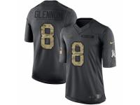 Men's Nike Chicago Bears #8 Mike Glennon Limited Black 2016 Salute to Service NFL Jersey