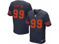 Men's Nike Chicago Bears #99 Dan Hampton Elite Navy Blue 1940s Throwback Alternate NFL Jersey