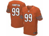 Men's Nike Chicago Bears #99 Dan Hampton Elite Orange Alternate NFL Jersey
