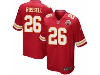 Men's Nike Kansas City Chiefs #26 KeiVarae Russell Game Red Team Color NFL Jersey