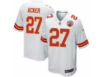 Men's Nike Kansas City Chiefs #27 Kenneth Acker Game White NFL Jersey