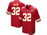 Men's Nike Kansas City Chiefs #32 Marcus Allen Game Red Team Color NFL Jersey