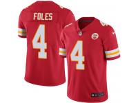 Men's Nike Kansas City Chiefs #4 Nick Foles Limited Red Rush NFL Jersey