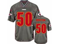 Men's Nike Kansas City Chiefs #50 Justin Houston Limited Grey Vapor NFL Jersey