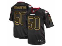 Men's Nike Kansas City Chiefs #50 Justin Houston Limited Lights Out Black NFL Jersey