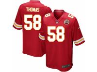 Men's Nike Kansas City Chiefs #58 Derrick Thomas Game Red Team Color NFL Jersey