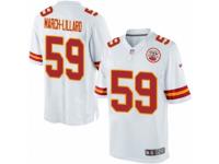 Men's Nike Kansas City Chiefs #59 Justin March-Lillard Limited White NFL Jersey