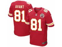 Men's Nike Kansas City Chiefs #81 Jason Avant Elite Red Team Color NFL Jersey