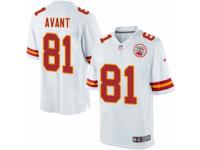 Men's Nike Kansas City Chiefs #81 Jason Avant Game White NFL Jersey