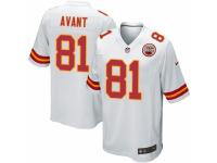 Men's Nike Kansas City Chiefs #81 Jason Avant Limited White NFL Jersey