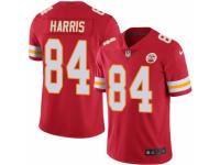 Men's Nike Kansas City Chiefs #84 Demetrius Harris Limited Red Rush NFL Jersey