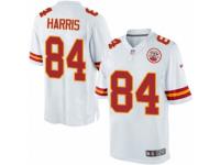 Men's Nike Kansas City Chiefs #84 Demetrius Harris Limited White NFL Jersey