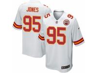 Men's Nike Kansas City Chiefs #95 Chris Jones Game White NFL Jersey