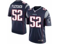 Men's Nike New England Patriots #52 Dane Fletcher Limited Navy Blue Team Color NFL Jersey