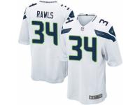 Men's Nike Seattle Seahawks #34 Thomas Rawls Game White NFL Jersey