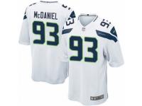 Men's Nike Seattle Seahawks #93 Tony McDaniel Game White NFL Jersey