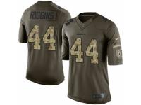 Men's Nike Washington Redskins #44 John Riggins Limited Green Salute to Service NFL Jersey
