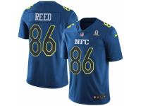 Men's Nike Washington Redskins #86 Jordan Reed Limited Blue 2017 Pro Bowl NFL Jersey