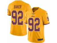 Men's Nike Washington Redskins #92 Chris Baker Limited Gold Rush NFL Jersey