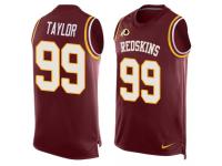 Men's Phil Taylor #99 Nike Red Jersey - NFL Washington Redskins Player Name & Number Tank Top