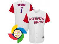 Men's Puerto Rico Baseball Carlos Correa Majestic White 2017 World Baseball Classic Authentic Jersey