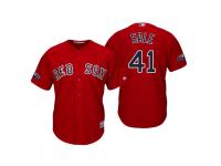Men's Red Sox 2018 Postseason Alternate Scarlet Chris Sale Cool Base Jersey