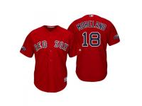 Men's Red Sox 2018 Postseason Alternate Scarlet Mitch Moreland Cool Base Jersey