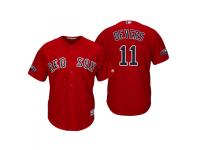 Men's Red Sox 2018 Postseason Alternate Scarlet Rafael Devers Cool Base Jersey