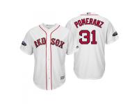 Men's Red Sox 2018 Postseason Home White Drew Pomeranz Cool Base Jersey