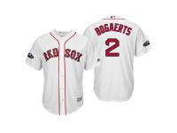 Men's Red Sox 2018 Postseason Home White Xander Bogaerts Cool Base Jersey