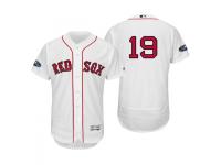 Men's Red Sox 2018 Postseason White Jackie Bradley Jr. Flex Base Home Jersey