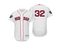 Men's Red Sox 2018 World Series Majestic White Matt Barnes Flex Base Jersey