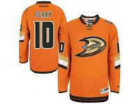 Men's Reebok Anaheim Ducks #10 Corey Perry Authentic Orange NHL Jersey