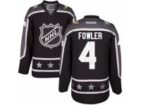 Men's Reebok Anaheim Ducks #4 Cam Fowler Black Pacific Division 2017 All-Star NHL Jersey