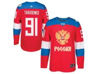 Men's Russia Hockey Vladimir Tarasenko adidas Red World Cup of Hockey 2016 Premier Player Jersey