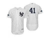 Men's Yankees 2018 Postseason White Miguel Andujar Flex Base Home Jersey