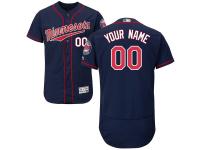 Minnesota Twins Majestic Flexbase Authentic Collection Custom Jersey - Navy