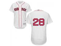 MLB Boston Red Sox #28 Robbie Ross Jr. Men White Authentic Flexbase Collection Jersey