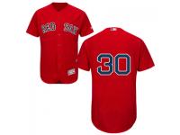 MLB Boston Red Sox #30 Chris Young Men Red Authentic Flexbase Collection Jersey