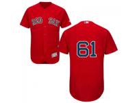 MLB Boston Red Sox #61 Brian Johnson Men Red Authentic Flexbase Collection Jersey