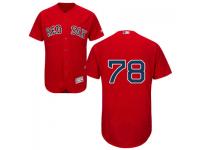 MLB Boston Red Sox #78 Pat Light Men Red Authentic Flexbase Collection Jersey