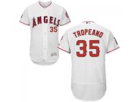 MLB Los Angeles Angels #35 Nick Tropeano Men White Authentic Flexbase Collection Jersey