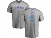 NBA Men Nike Oklahoma City Thunder #34 Ray Allen Ash Backer T-Shirt