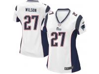 New England Patriots Tavon Wilson Women's Road Jersey - White Nike NFL #27 Game